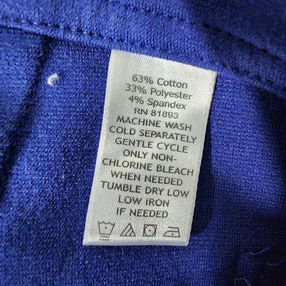 Isaac Mizrahi Live! Womens Petite Ponte Knit Straight Pants Size 10P Zip Pockets - Picture 10 of 11